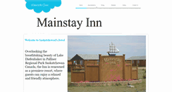 Desktop Screenshot of mainstayinn.ca