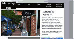 Desktop Screenshot of mainstayinn.net