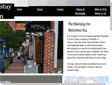 Tablet Screenshot of mainstayinn.net